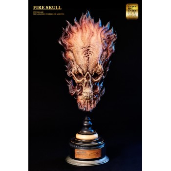 Designer Akihito Ikeda Fire Skull 67 cm